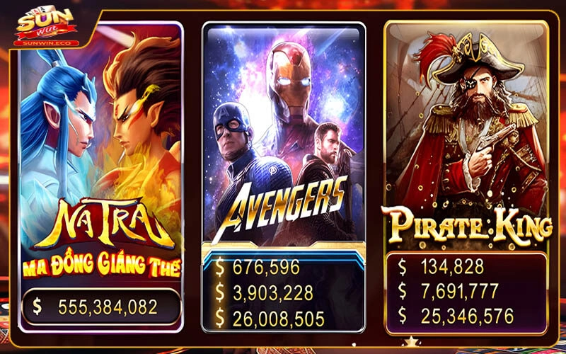 Avengers Sunwin | Anh Hùng Rinh Thưởng Jackpot Siêu Khủng