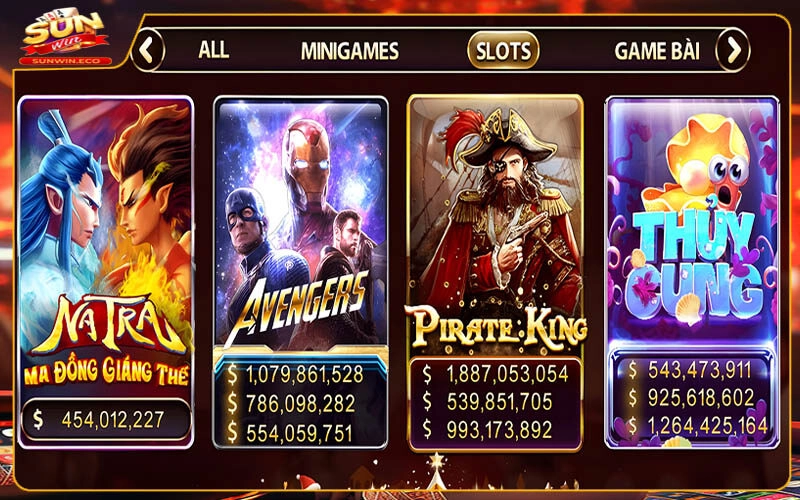 Bao quát về sảnh Nổ hũ Sunwin