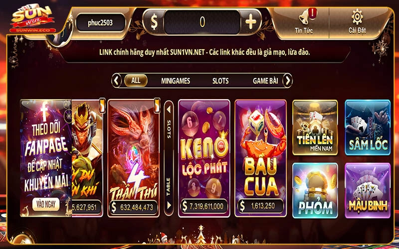 Keno Lộc Phát Sunwin | Đổi Đời Với Con Số May Mắn