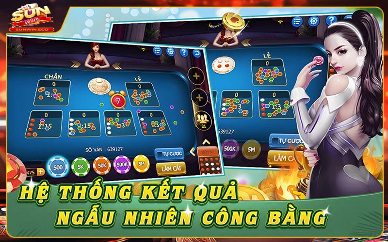 Những câu bet thủ hỏi về chẳn lẻ Sunwin