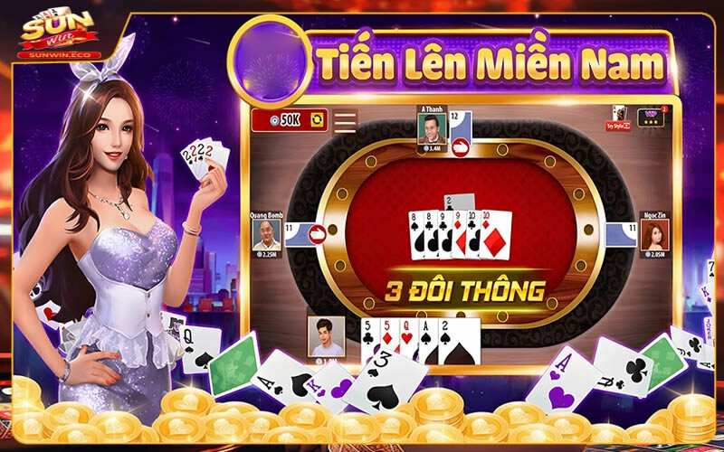 Từng bước chơi tiến liên miền nam chi tiết